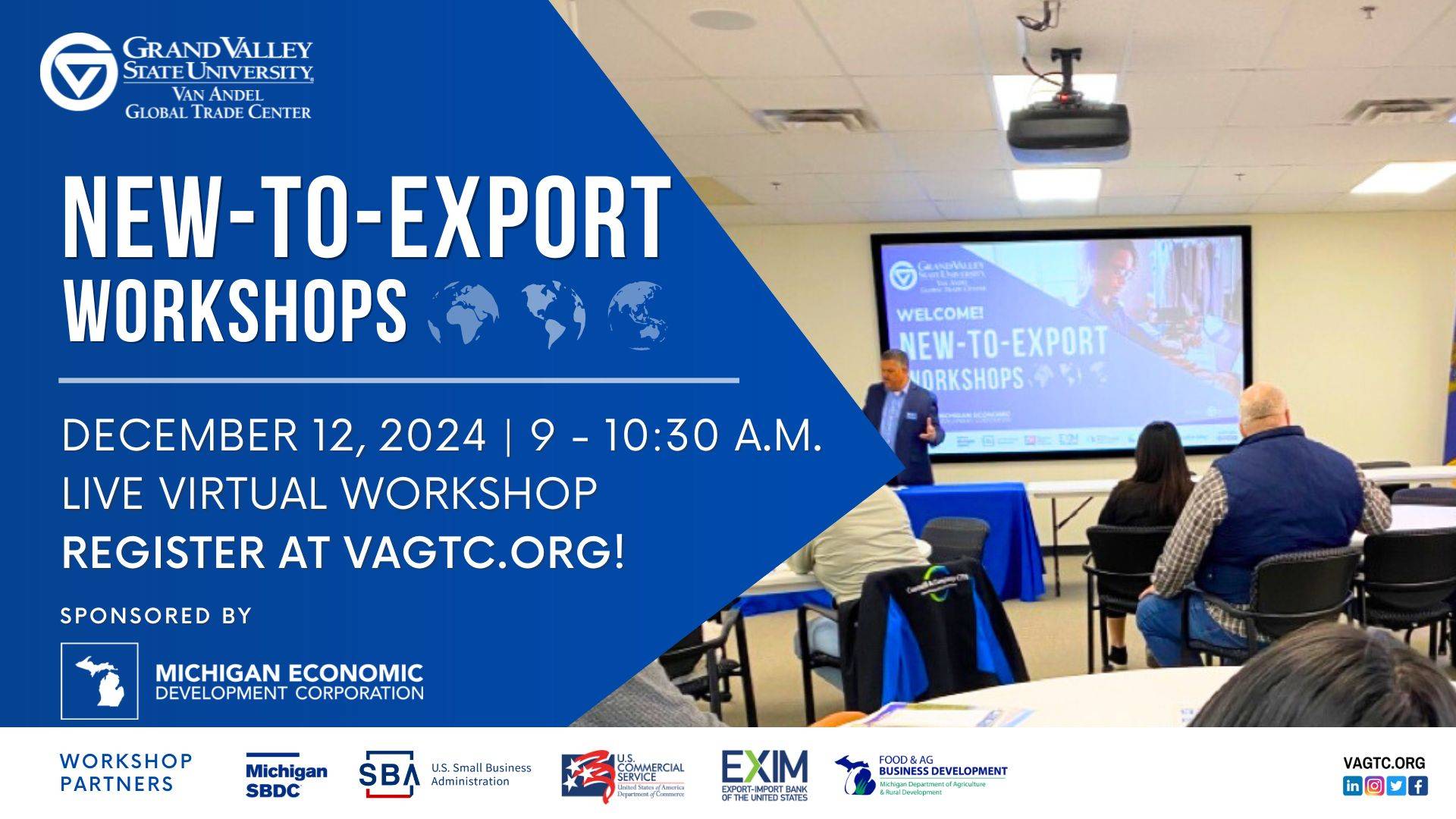 New to Export Work Shop Virtual